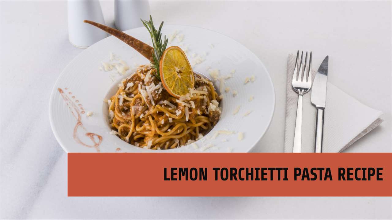 Trader Joe's Lemon Torchietti Pasta Recipe